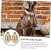 BCOATH 2Pcs Brass Pet Collar Bells Decorative Dog Bells for Pet Collars Lightweight and and Cattle for