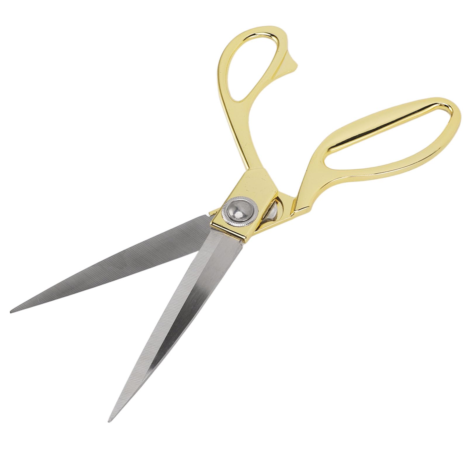 Nożyce do tkanin Uniwersalne nożyce krawieckie ze stali nierdzewnej do domowego cięcia skóry Krawiectwo Crafting Golden