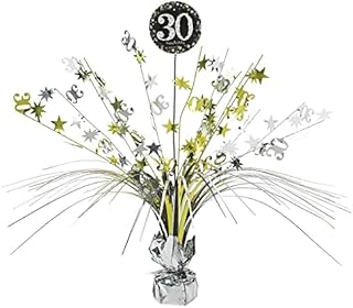 Adult Gold Celebration 30th Centerpiece Spray