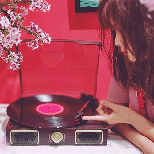 Tourne-Disque, Tourne-Disque Vintage Bluetooth à 3 Vitesses avec Haut-Parleur Lecteur de Vinyle LP Portable, Bois… - Les Beatles, Paul McCartney, John Lennon, RIngo Starr, George Harrison Tourne-Disque, Tourne-Disque Vintage Bluetooth à 3 Vitesses avec Haut-Parleur Lecteur de Vinyle LP Portable, Bois… – Image 4