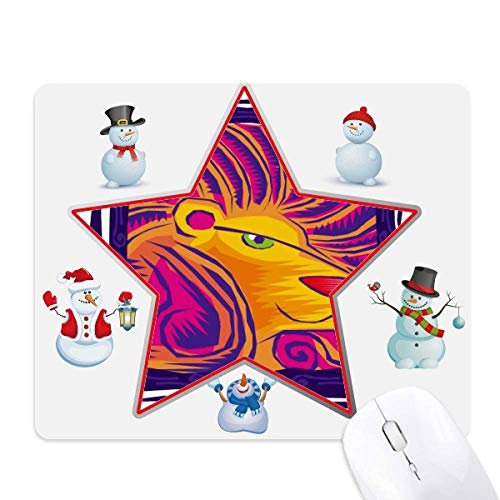 Tapis de souris constellation Leo pour décorer un espace de travail chaleureux