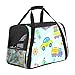 Xingruyun Borsa Trasportino per Animali Domestici Giocattolo di Trasporto Trasportino Morbido per Cani e Gatti Stampa Borsa per Gatti Borsa per Cani 43x26x30 cm