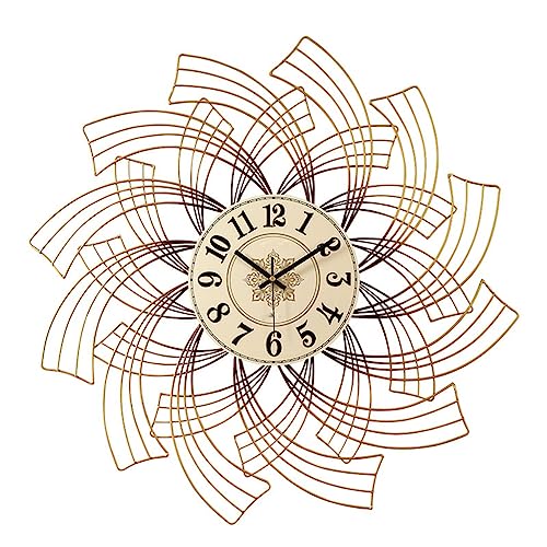 Large Industrial Wall Clock Bedroom Round Creative Scandinavian Serenity