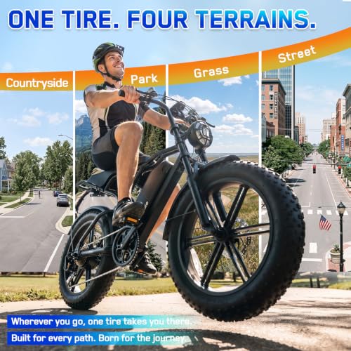 TST Electric Bike - 48V 15Ah Battery, 1500W Peak Motor, 20 * 4.0 Fat Tire - Image 5
