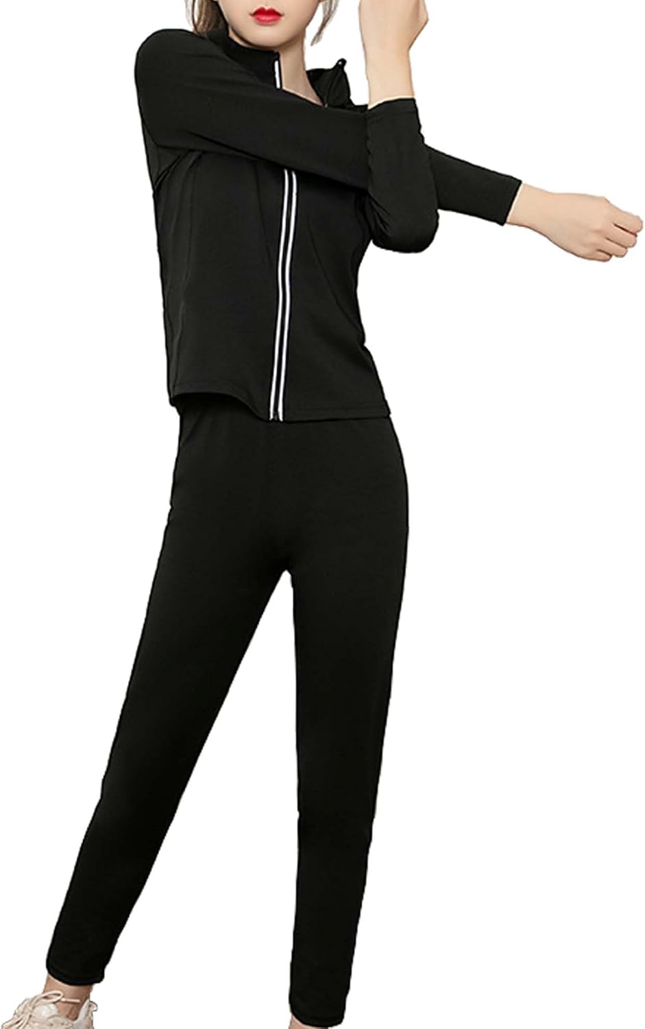 Sauna Suit Women Sweat Suits Boxing Gym Boxing Wrestlers Workout Weight Loss Jacket Pant