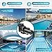 In/Above Ground Pool Pump, 2.0HP 115V/230V Dual Voltage Swimming Pool Pump with Filter Basket, 4860GPH Max Flow Circulating Pump for Saltwater and Fresh Water Pools, IP44 Waterproof, Energy Eficient