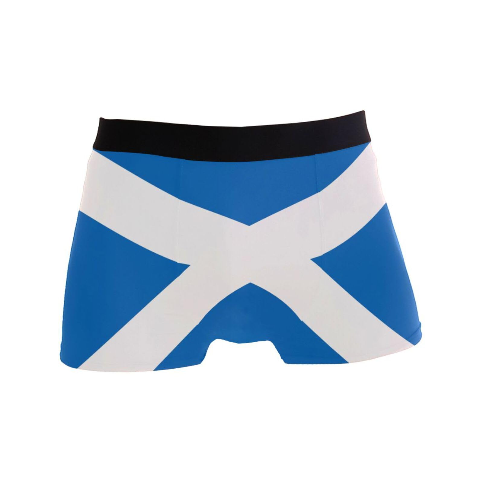 Peiyeety Men's Scotland Flag Underwear Boxer Briefs