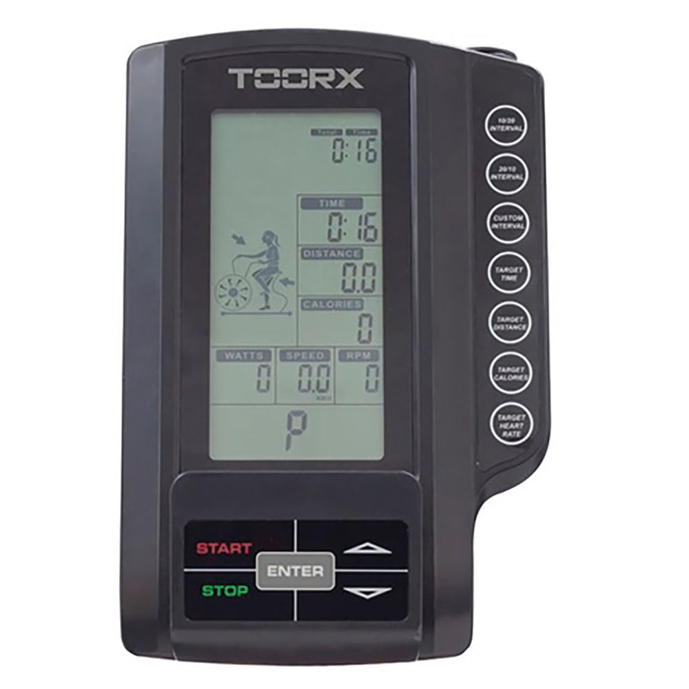 Biciclette ad Aria. Toorx BRX AIR 300. Sistema di frenaggio ad aria con 12 pale radiali. Consoledisplay LCD - supporto per smartphone e tablet in dotazione