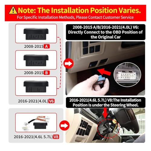 Módulo de elevación de ventanas para Land Cruiser 200, ideal para asegurar su coche al aparcar 7