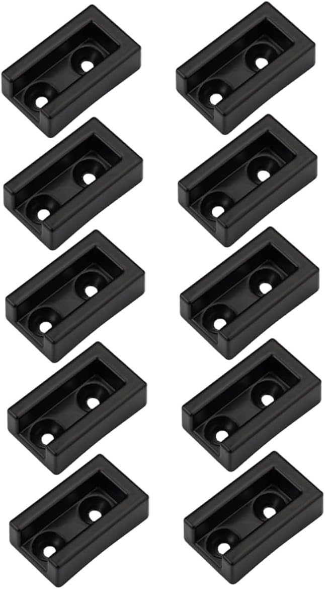 ABOOFAN 2sets 10pcs Closet Pole Bracket Clothes Rod Holder for Easy Installation Wardrobes Laundry Rooms Storage Stable Heavy Duty Support 10pcs*2