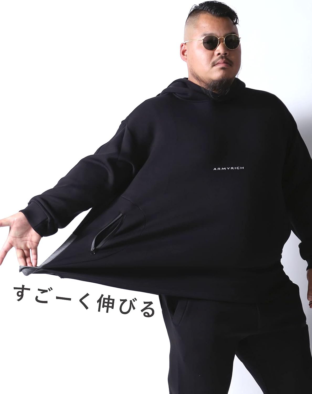 Amazon | [ARMYRICH(アーミーリッチ)]大きいサイズ パーカー メンズ ...