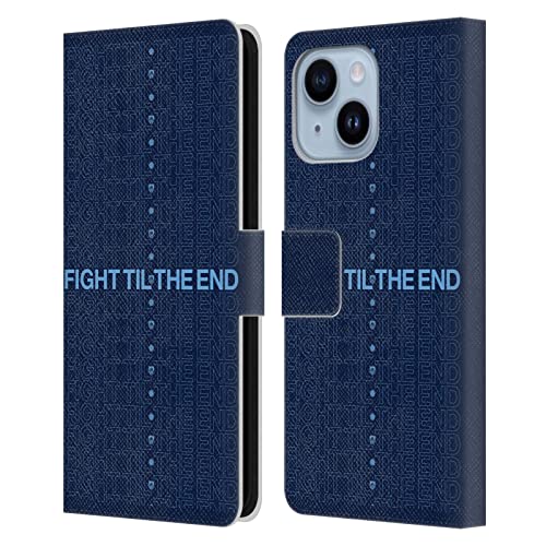 Étui Portefeuille Man City iPhone 14 Plus Résistant avec Rangement Cartes