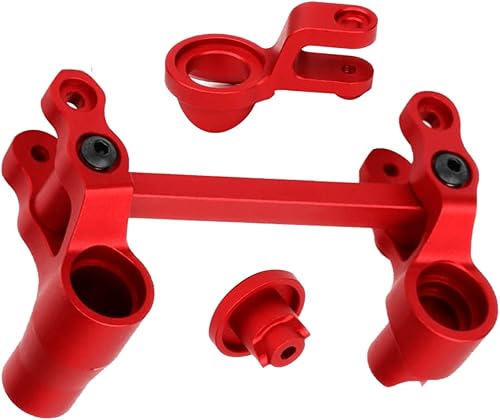 Miniatura 7 de Rcarmumb RC Upgrades Part Steering Bellcranks para 110 WideMaxx Maxx, Aluminum Servo Saver Draglink Hops Up Set para RC Model #89086-4, #89076-4,