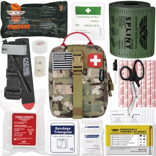 EVERLIT Emergency Trauma Kit, CAT GEN-7 Tourniquet 36'...