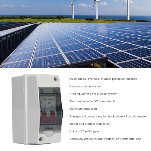 Solar DC Isolator Switch, DC500V, IP65 Waterproof, Miniature Circuit Breaker, PV Disconnect Switch for Solar Panel RV - Image 4