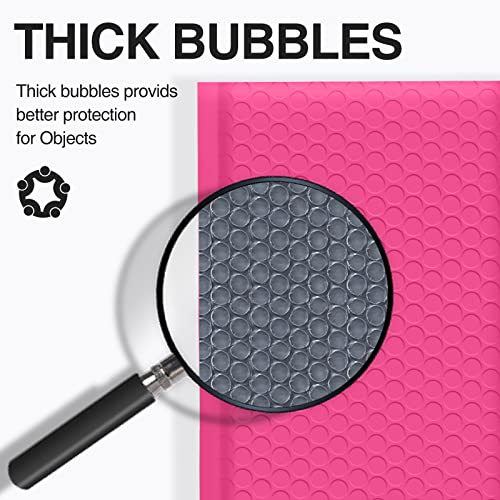 image for UCGOU Bubble Mailers 4x8 Inch Hot Pink 50 Pack Usable Size 4x7 Poly Pa
