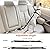 Eyein Dog Seat Belt, 2 in 1 Attachment Dog Car Harnesses Belt, Hook Latch Bar & Seatbelt Buckle with Anti Shock Elastic Nylon Bungee Buffer, Adjustable Reflective Duty Pet Safety Belts for Vehicle