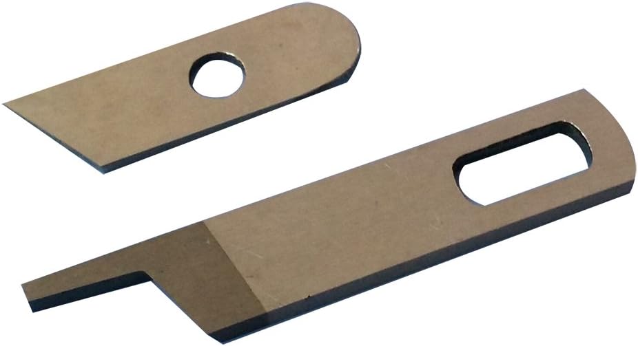 Upper Knife 412585 & Lower Knife 550449 for Singer 14CG754 Pfaff 4762 4772 Babylock Serger Machine