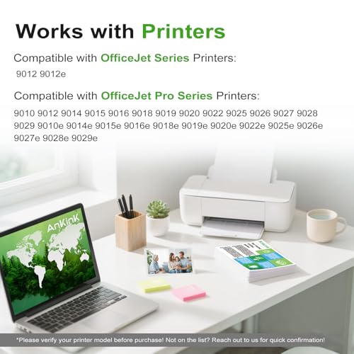 Image of 962xl Ink Cartridges Combo Pack Replacement for HP 962 XL HP962XL Work for HP OfficeJet Pro 9015e 9010 9012 9012e 9018e 9025e 9015 9018 9025e 9025 9020 9022 Printer(Black, Cyan, Magenta, Yellow)4-Pack