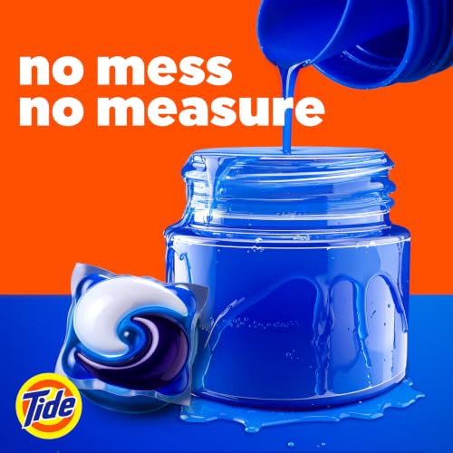 Image of Tide Oxi Boost Power PODS Laundry Detergent Pacs, 25 Count, Set-In Stain Removal + Oxi Power, laundry soap detergent pacs