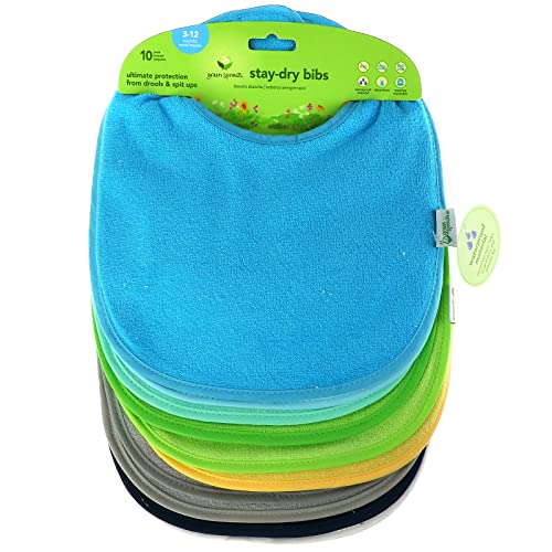 Image of green sprouts Stay-dry Baby Bibs