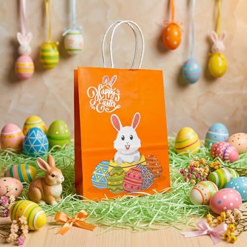 XABMU 24 Pcs Kraft Paper Gift Bags