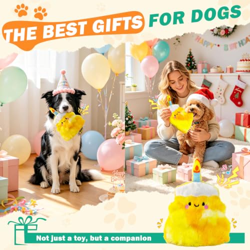 Image of Fuufome Plush Cake Dog Toy