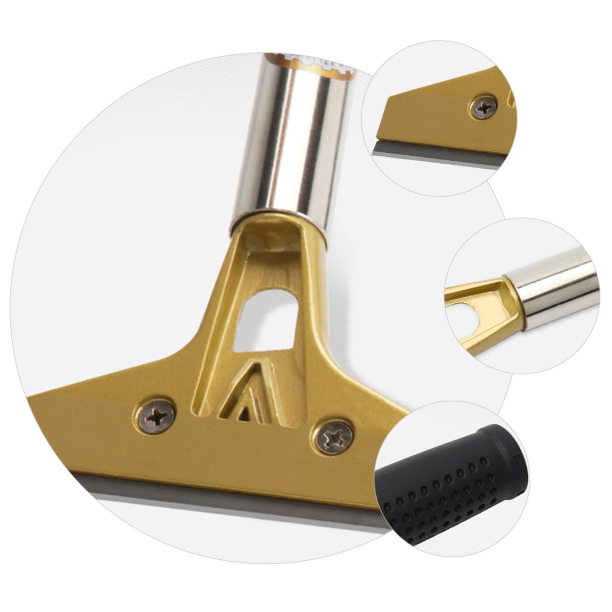 Raspador de Vidrio Pequeño de Acero Duradero Herramienta Manual para Limpieza de Azulejos y Eliminación de Adhesivos Adecuado para Cocina y Baño Raspador de Lechada Profesional