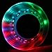 L.E.D. Scooter Wheels with ABEC 9 Bearings for Razor Scooters 100mm Light Up 2-Pack (Blue)