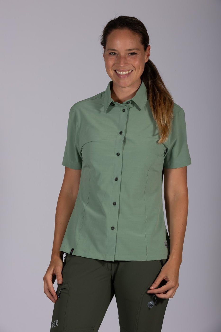 MAUL Vilsalpsee II - 1/2 Bluse elas Petrol