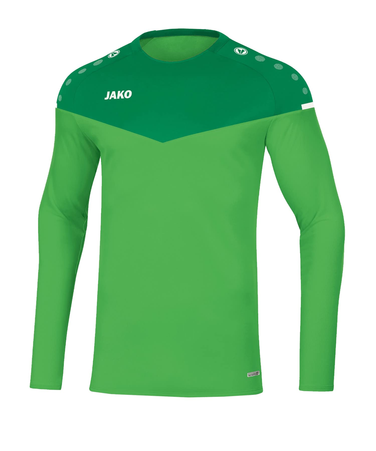 JAKO Men's Champ 2.0 sweatshirt., mens, 8820, Soft green/sports green., L