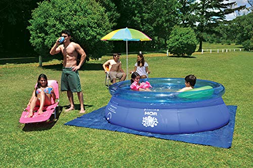 Kit Piscina Inflável Splash Fun 2400 L + Capa + Forro + Filtro - Mor - 110v
