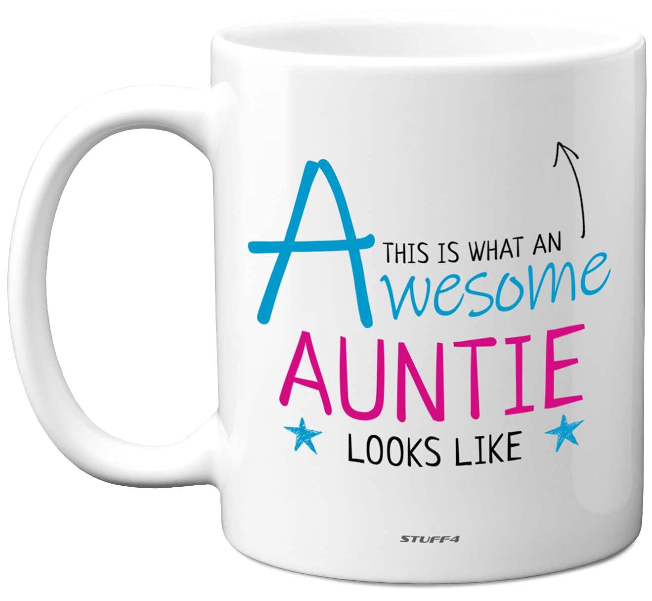 Stuff4 This is What an Awesome Auntie Looks Like Mug, Best Auntie Gifts