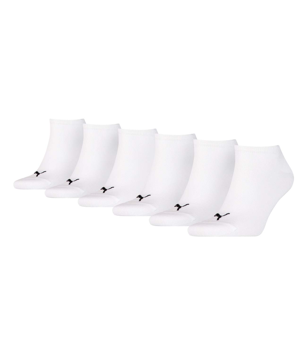 Puma Pack of 3 Unisex Sports Socks - White - 39-42