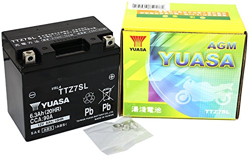 Amazon | バイク用バッテリー YUASA 台湾 ユアサ TTZ7SL (YTZ7S GT6B-3
