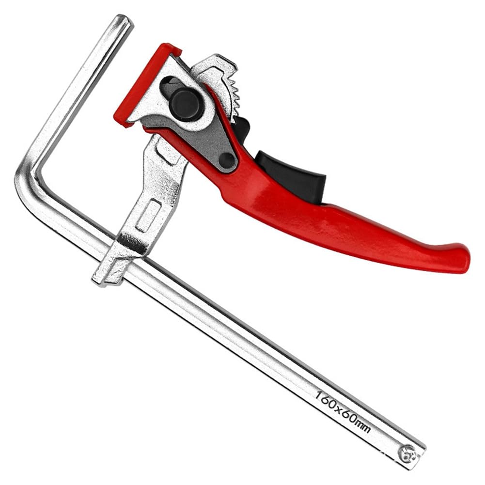 Littimoon Quick Ratchet Track Clamps Woodworking Track Clamps for Sanding, Cutting Ratchet Track Clamp