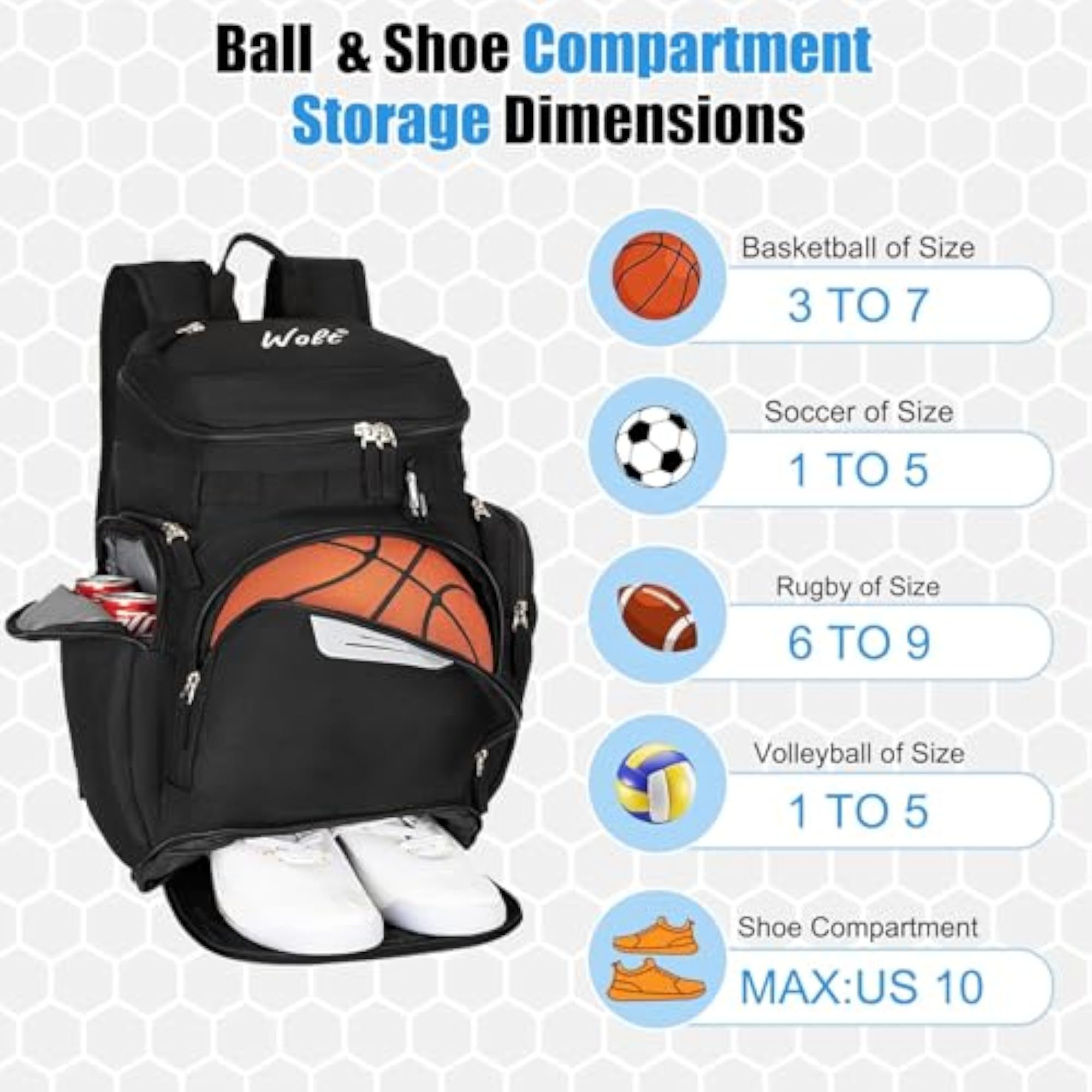 Baseball Bag Backpack for Youth and Adults