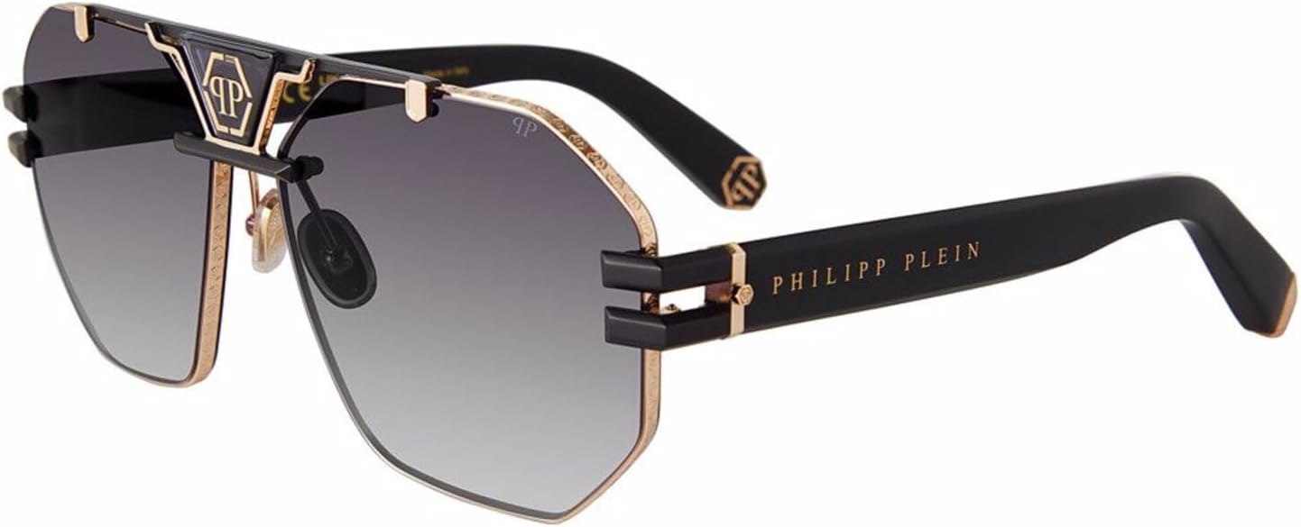 Philipp Plein Sunglasses SPP 077 M 0302 Rose Gold/Black -