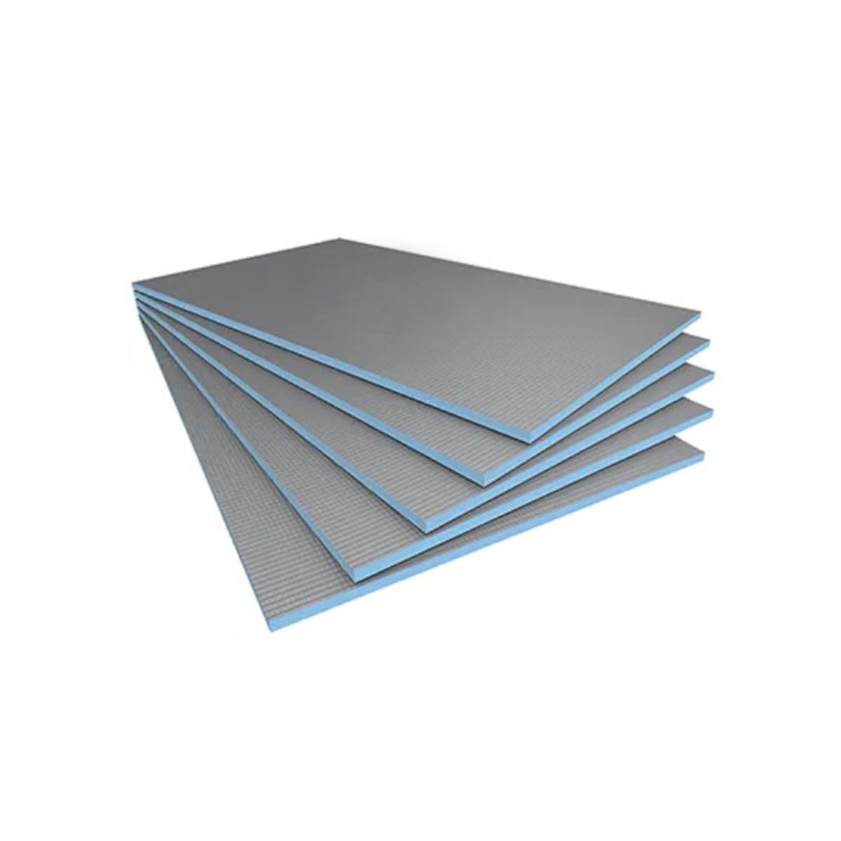 VALSTORM Lot de 5 Panneaux de Construction 1250x600x50mm polystyrène extrudé Rigide XPS prêt à carreler