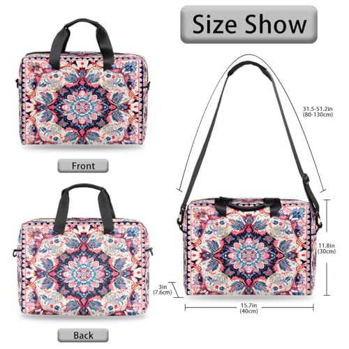 Maletín para portátil 16 pulg estampado flores miniatura 6
