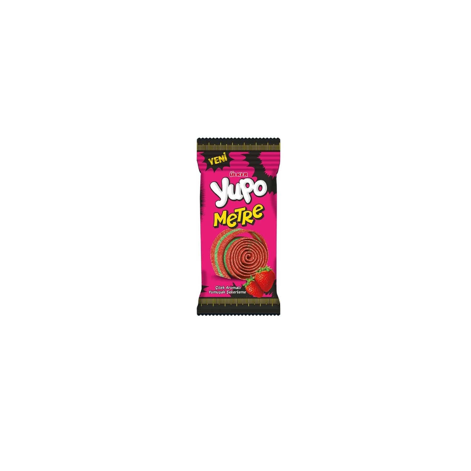 ÜLKER Yupo Metre Çilekli Jelibon, 50 Gr