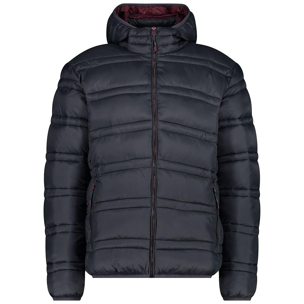 CMP - Man Jacket Snaps Hood, Anthracite, 54