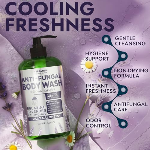 Image of Antifungal Body Wash with Lavender Essential Oil 1% Tolnaftate Jock Itch