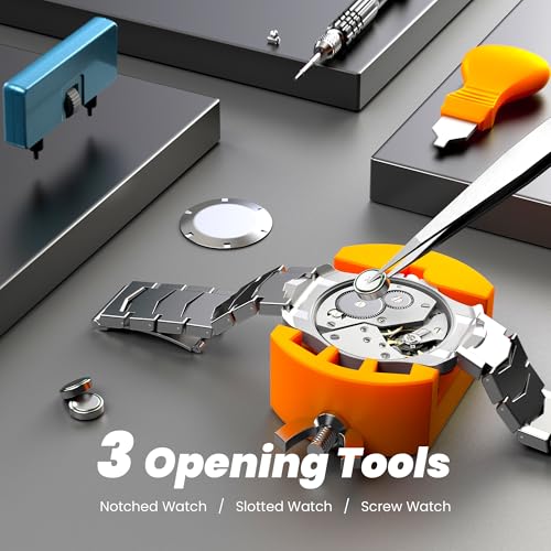 image for JOREST Watch Battery Replacement Kit, Watch Repair Screwdriver, Watch 
