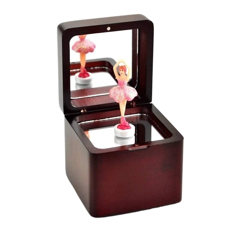 木製オルゴールボックス ミラー付き M109517924 - オルゴール