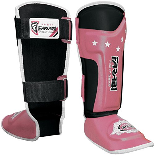 Farabi Sports Kids Shin Pads Shin Instep Junior Muay Thai Mma Shin Pads Shin Instep Leg And Foot Protector #TOP2