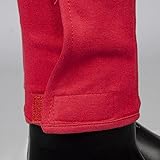 PFIFF Damen  Reithose Vollbesatzhose, Rot (Red/Gray), 38 - 12