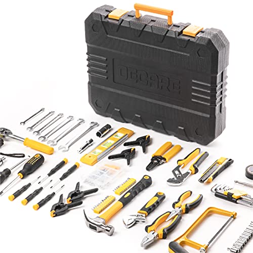 Decare Tool Set General Household Tool Kit Auto Repair Tools with Toolbox Storage Case - Perfect for Homeowner, Repairmen, Handyman (168 Piece)