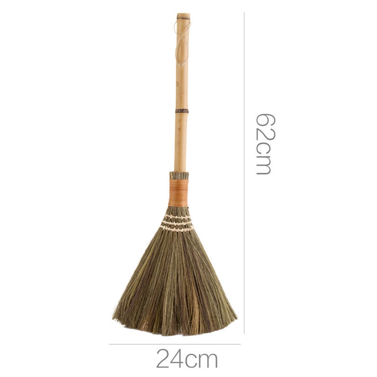 Mini Scopa A Mano In Paglia - Scovolino Per Polvere, Tastiere E Pavimenti - 26cm, Leggera 56g - Pulizia Eco