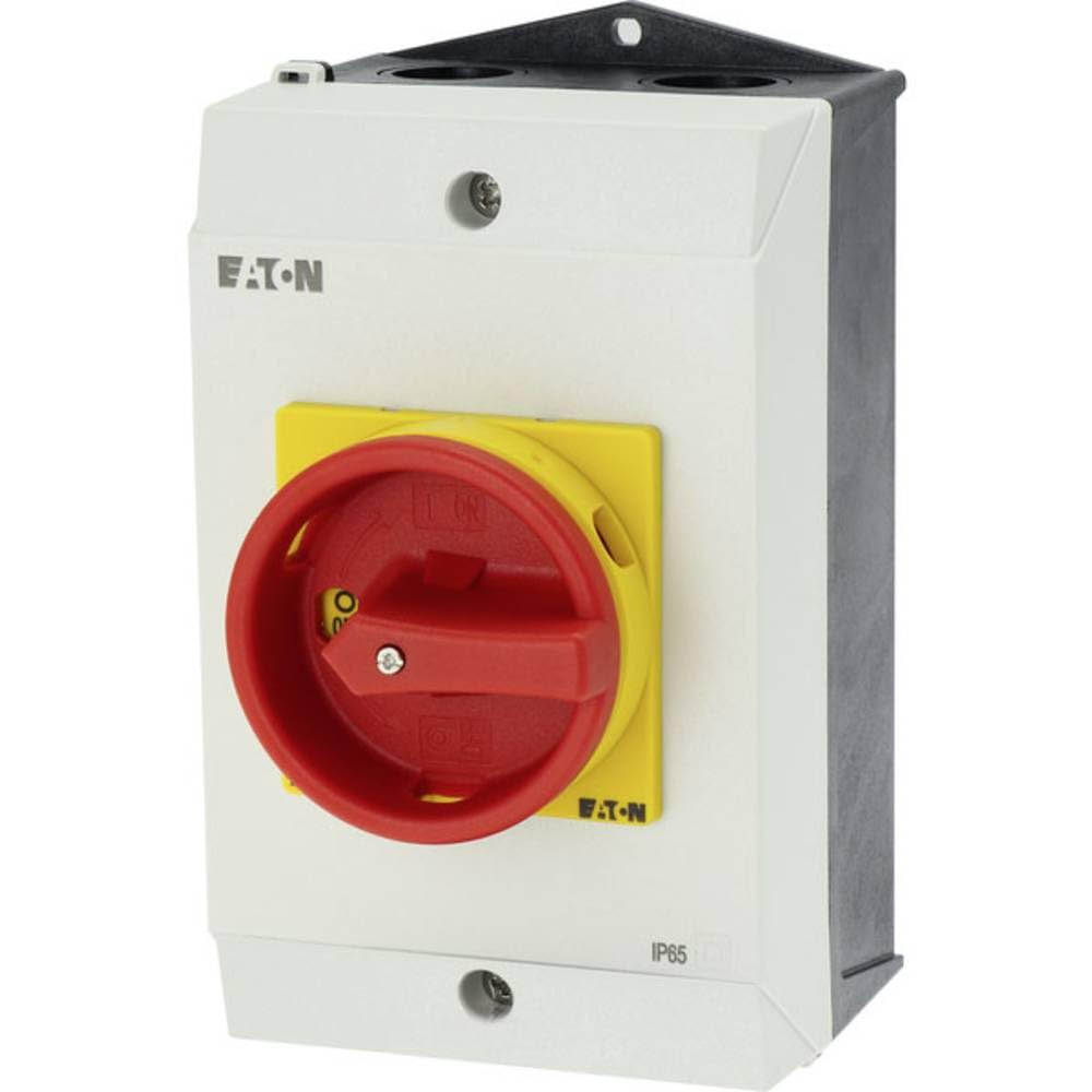Eaton P1-25 Trennschalter 3+N-polig Oberfläche 25A 13 kW Rot IP65 3, 1-phasig